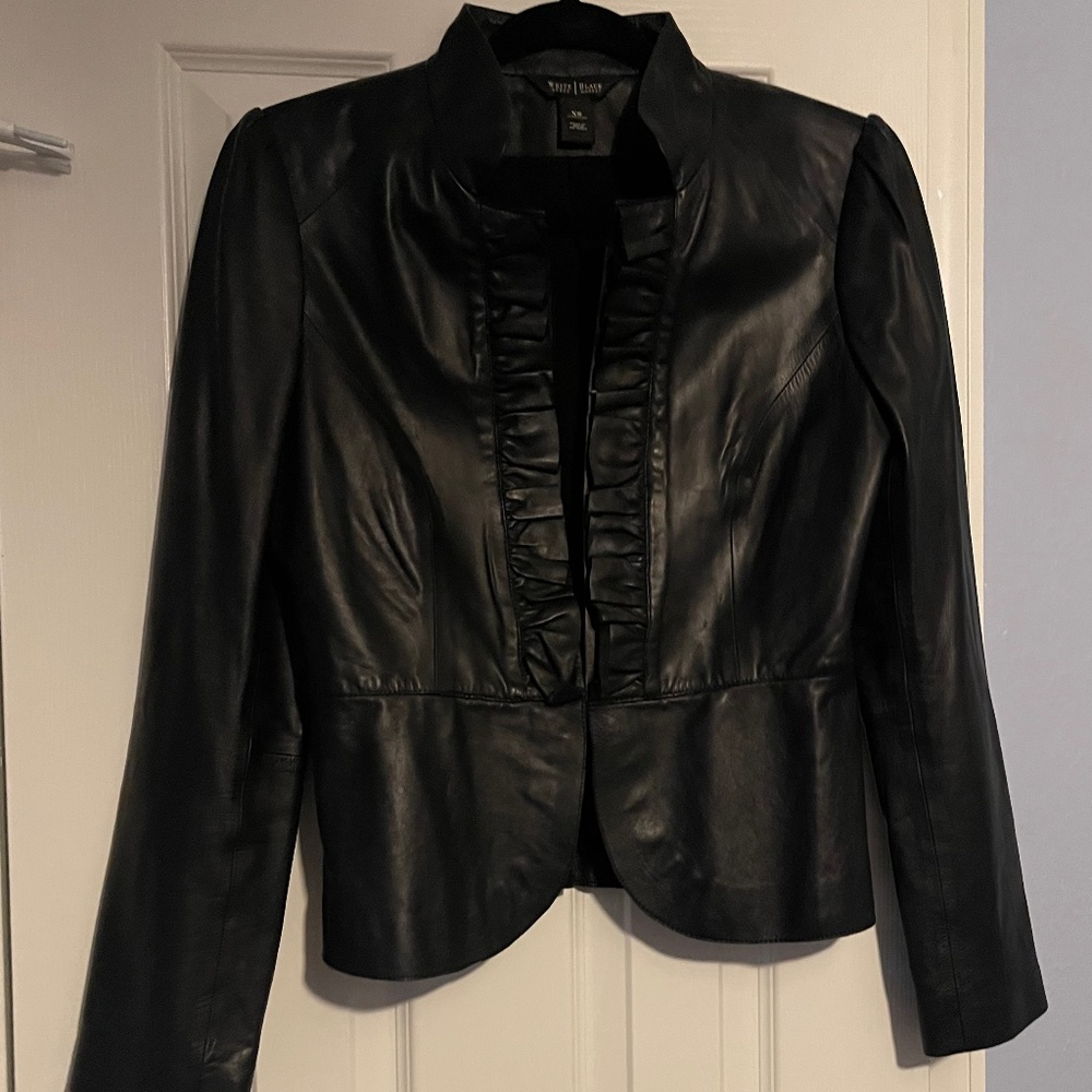 White House Black Market Women’s Leather Jacket